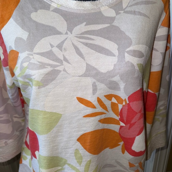 Fresh Produce Sunset Sweater Fresh Blossoms Size M - Picture 3 of 10